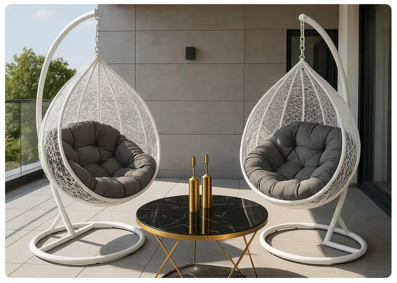 Lavente 1+1 Hängesessel-Set – Entspannung zu zweit