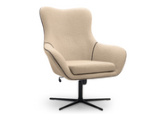Beżowy fotel obrotowy Etos