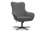 Ciemno szary fotel obrotowy Etos