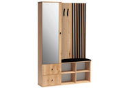 Garderoba z lamelami i tapicerowanym siedzikiem!