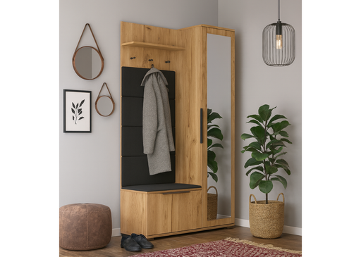 Modna garderoba Livia w przedpokoju