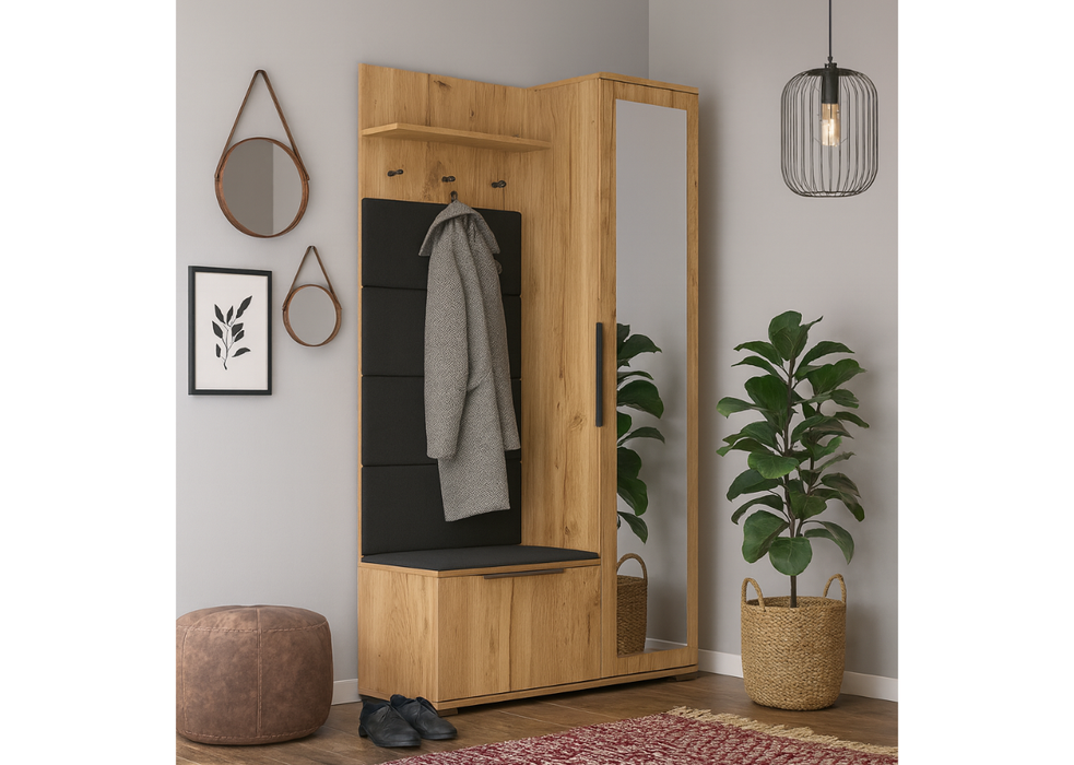 Modna garderoba Livia w przedpokoju