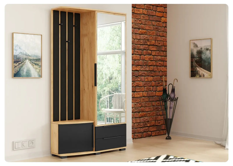 Garderoba Loft w przedpokoju