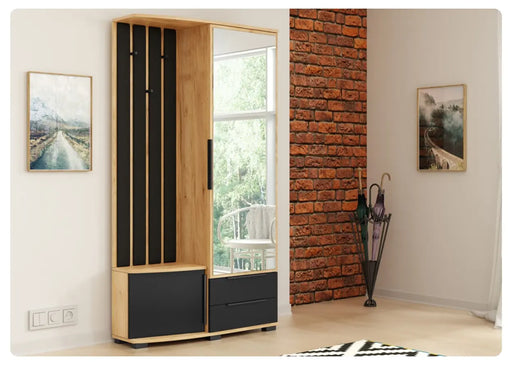 Garderoba Loft w przedpokoju