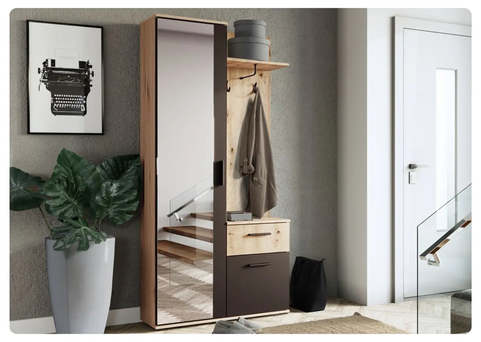 Modna garderoba Lukas w przedpokoju