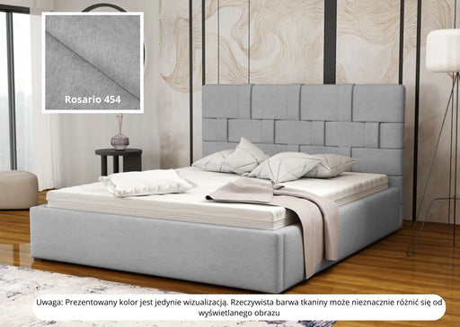 Łóżko ikea Goja w kolorze jasno szarym
