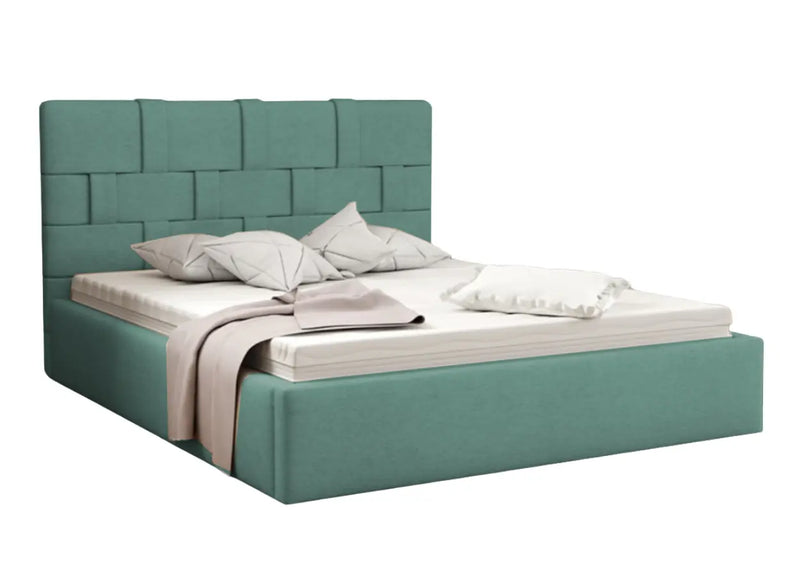 Miętowy kolor łózko do sypialni