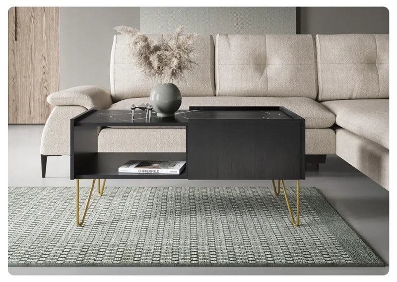 Ława na złotych  nogach 