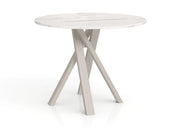 Stół Iberis kaszmir i blat jasny marmur