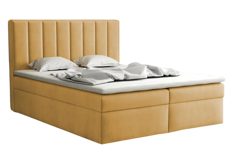 Modne łózko kontynentalne do sypialni