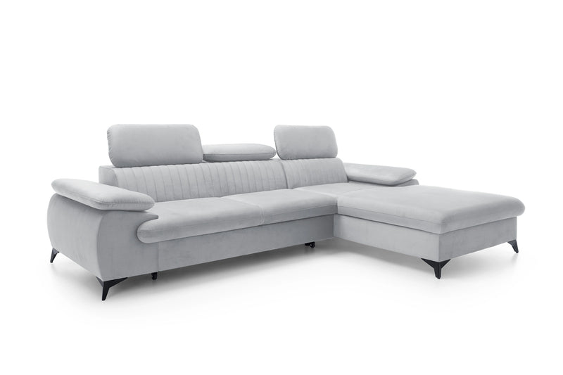 Sofa narożna Belivio – nowoczesny design i elegancja prawy