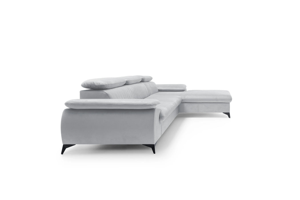 Sofa narożna Belivio – nowoczesny design i elegancja bok