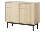 Komoda w naturalnych kolorach w stylu japandii