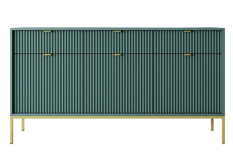 Piękna komoda w modnym zielonym kolorze!