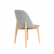 Krzesło Latte - idealne do jadalni i salonu! z tyłu.