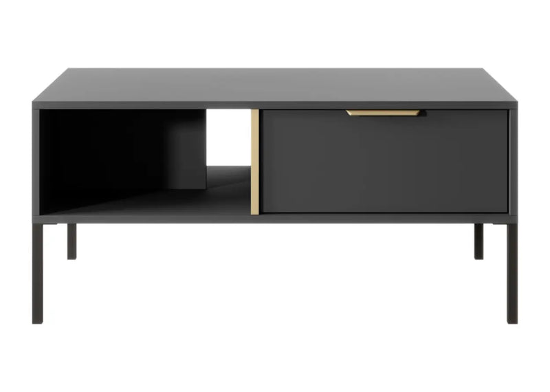 Antracytowy stolik kawowy do salonu