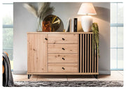 Modna komoda z lamelami Cali 04