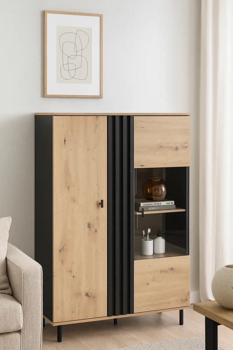 Komoda Mavis w modnym salonie