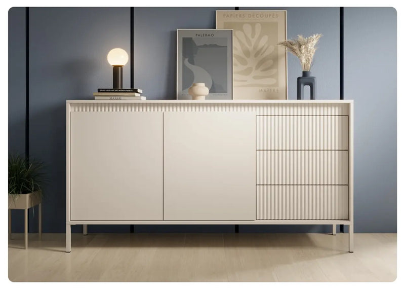 Komoda z szufladami i półkami Skye B