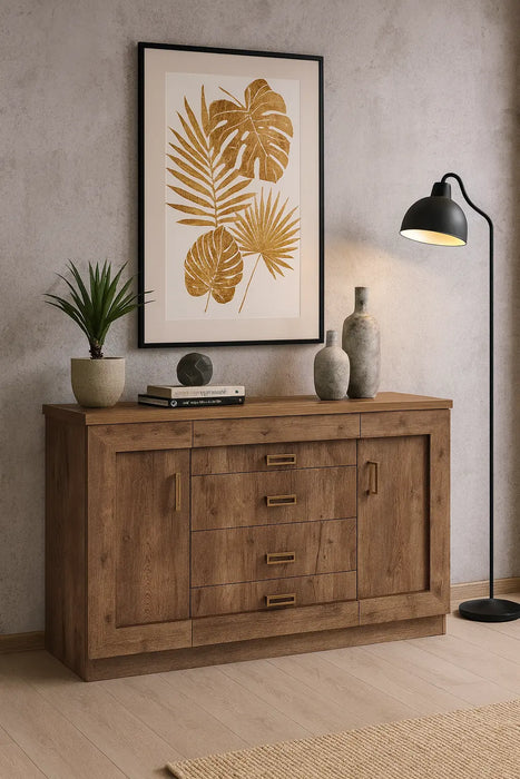 Modna komoda Tadeusz T 6 w salonie