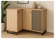 Komoda narożna z lamelami Cali