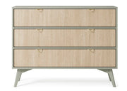 Komoda w kolorach pistacjowych w połączeniu z jodełką!