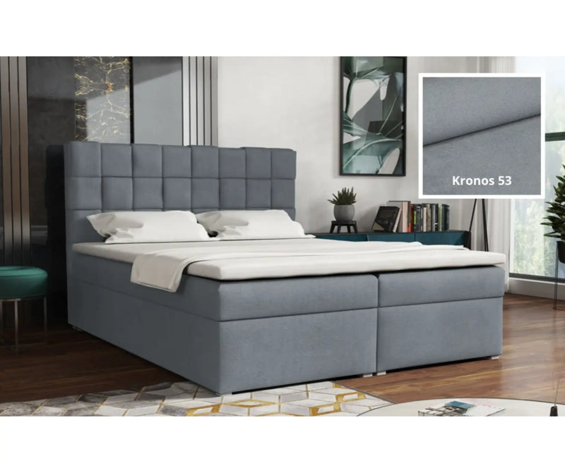 Boxpring jasno szary