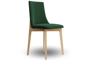Tapicerowane krzesło w kolorze zielonej butelki!