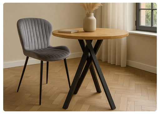 Krzesło lante ze stołem Iberis w salnie