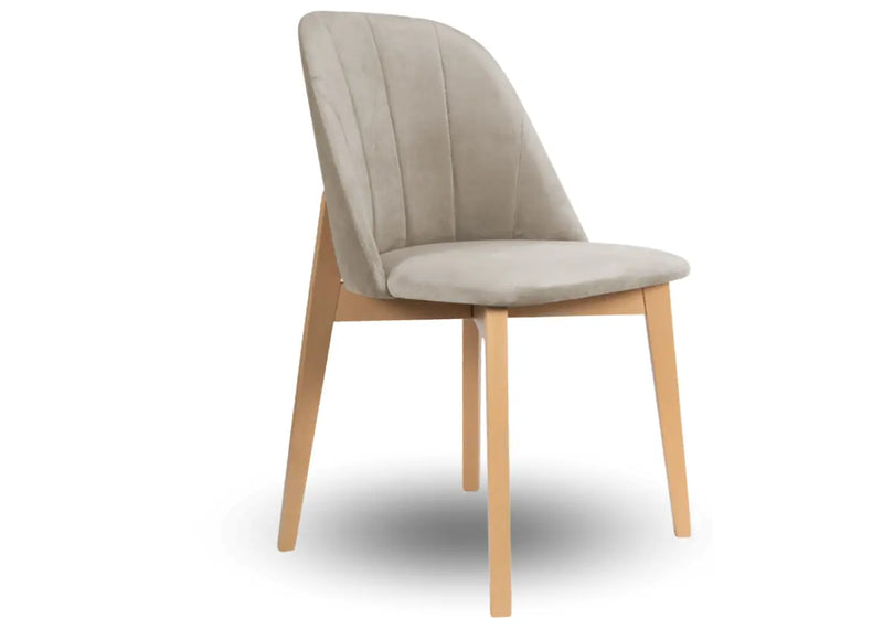 Beżowe krzesło do modnego salonu!