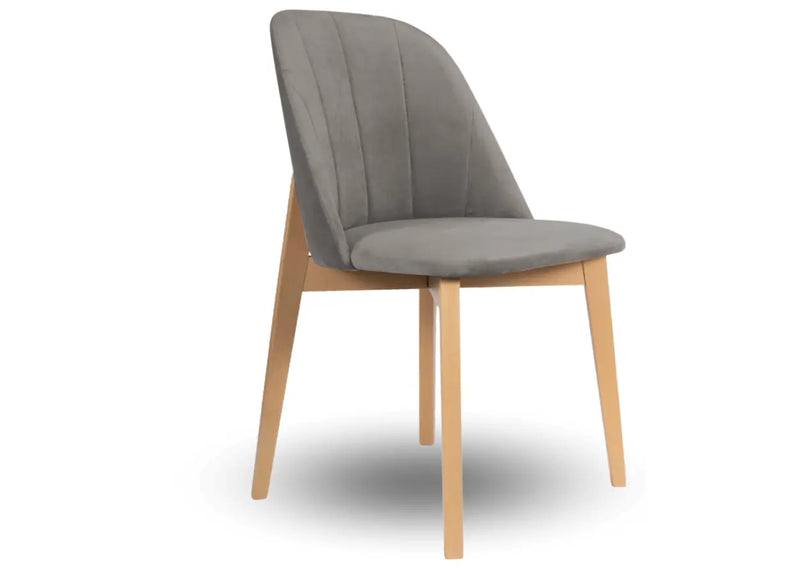 Ciemno szare krzesło od Polskiego producenta