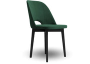 Krzesło w kolorze zielonej butelki z modnymi nogami!