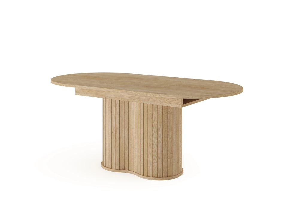 Rozkładany stół Lovi na białym tle