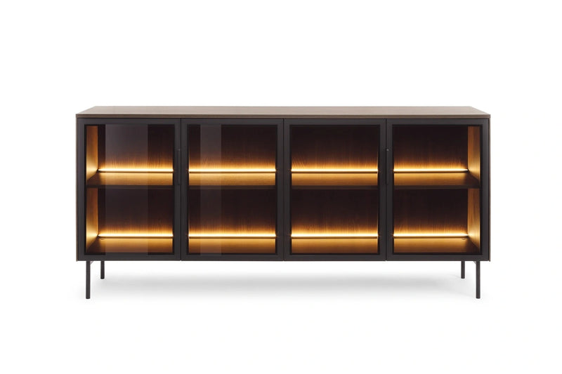 Podświetlana komoda dąb dunin Lumi