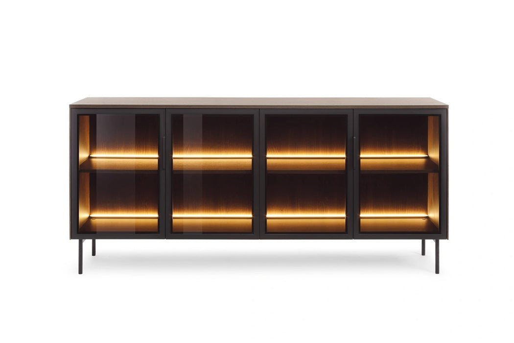 Podświetlana komoda dąb dunin Lumi