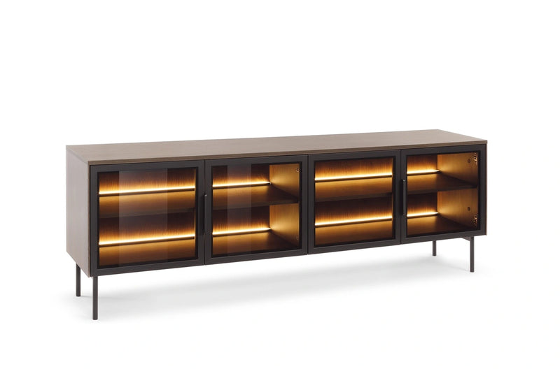 Stolik RTV Lumi 181 4D – nowoczesny design, elegancja i praktyczne przechowywanie