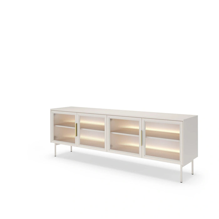 Stolik RTV Lumi 181 4D – nowoczesny design, elegancja i praktyczne przechowywanie