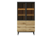 Wysoka witryna z podświetleniem led - Lark!