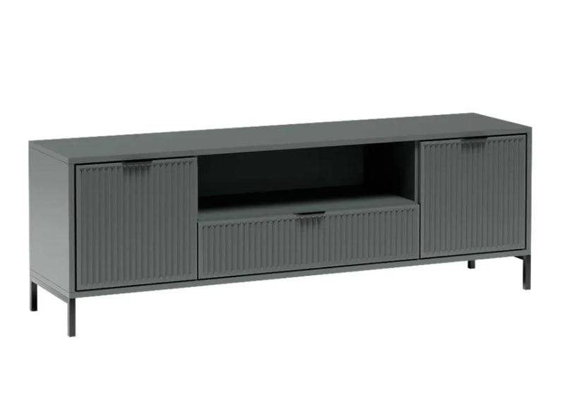 Stolik rtv w kolorze zielonego kamienia