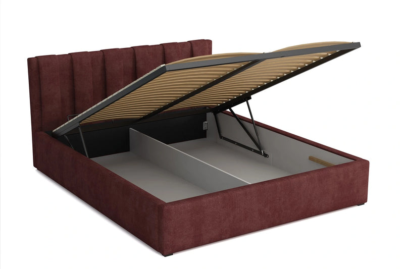 łozko do sypialni z pojemnikiem lilio