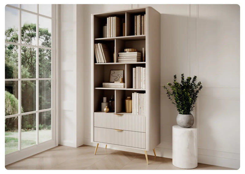 Nowoczesny regał kaszmirowy