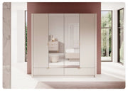 Duża szafa z lustrami