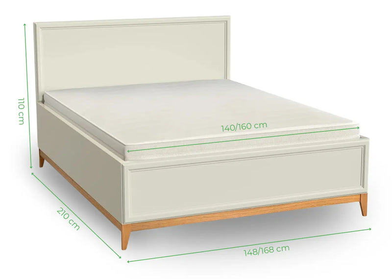 Wymiary łózka kaszmir Windsor