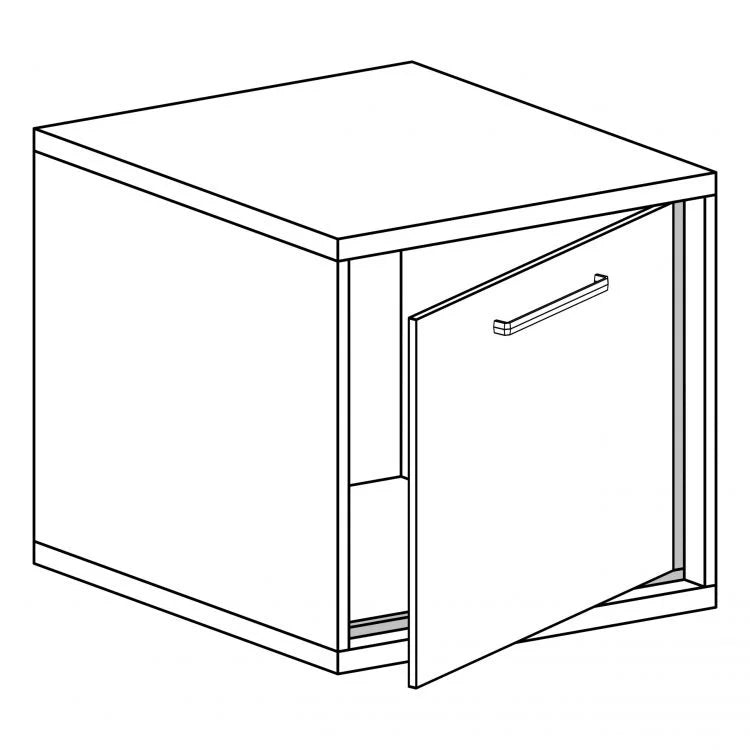 Szkic szafki nocnej Monaco M 15