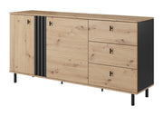 Komoda z szufladami i półkami Maven