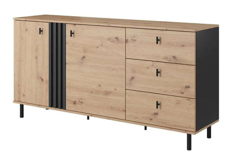 Komoda z szufladami i półkami Maven