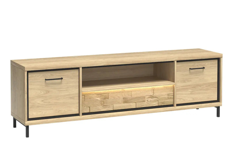 Szafa rtv z podświetleniem frontu