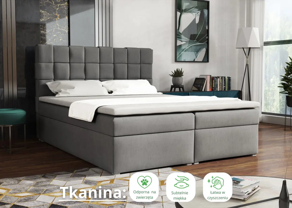 Właściwości tkaniny łóżka Mirabel Box