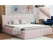 Pudrowe łózko z pojemnikiem