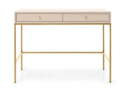 Beżowa toaletka ze złotymi akcentami!